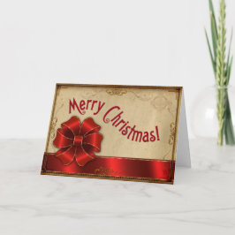 Vrolijk kerstfeest  feestdagen kaart