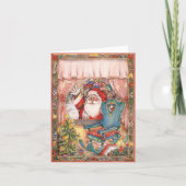 Vrolijk kerstfeest feestdagen kaart (Voorkant)