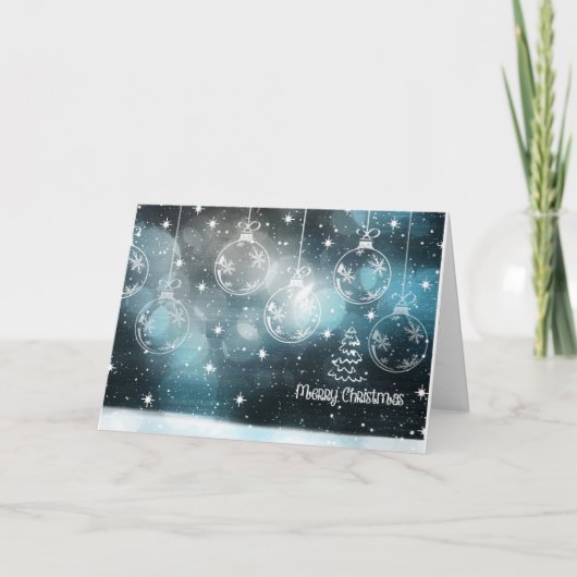 Vrolijk kerstfeest feestdagen kaart (Voorkant)