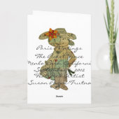 Vrolijk kerstfeest! feestdagen kaart (Achterkant)