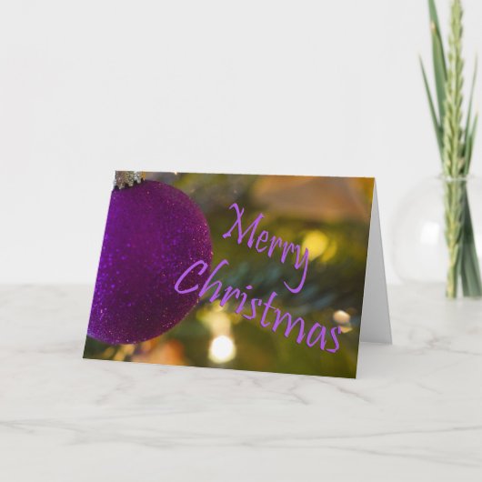 Vrolijk kerstfeest feestdagen kaart (Voorkant)