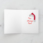 Vrolijk kerstfeest! feestdagen kaart (Binnen)