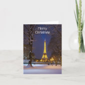 Vrolijk kerstfeest feestdagen kaart (Voorkant)