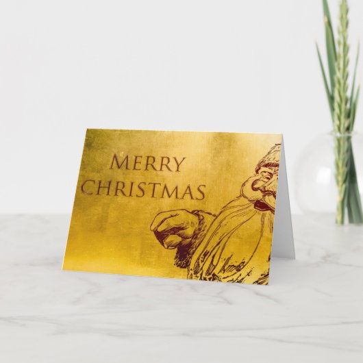 Vrolijk kerstfeest feestdagen kaart (Voorkant)