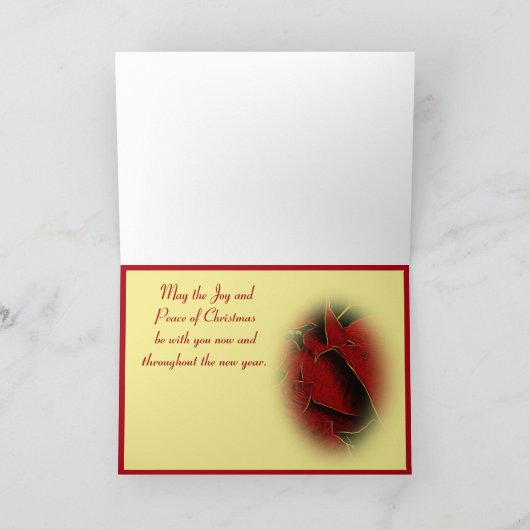 Vrolijk kerstfeest feestdagen kaart (Binnen)