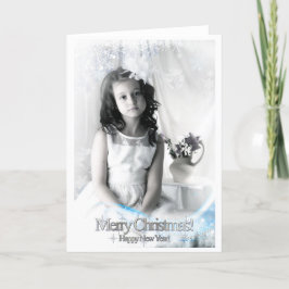 Vrolijk kerstfeest feestdagen kaart