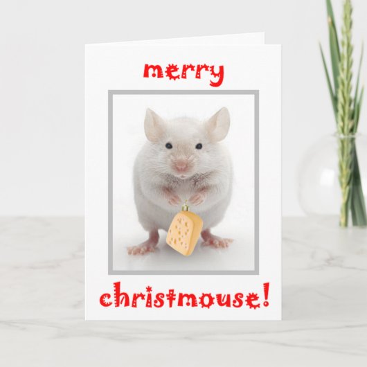 Vrolijk kerstfeest! feestdagen kaart (Voorkant)