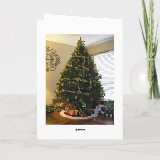 Vrolijk kerstfeest feestdagen kaart (Achterkant)