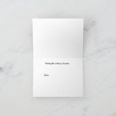 Vrolijk kerstfeest! feestdagen kaart (Binnen)