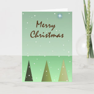 Vrolijk kerstfeest feestdagen kaart
