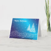 Vrolijk kerstfeest feestdagen kaart (Achterkant)