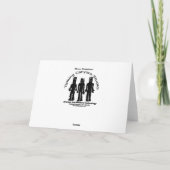 Vrolijk kerstfeest feestdagen kaart (Achterkant)