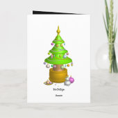 Vrolijk kerstfeest! feestdagen kaart (Achterkant)