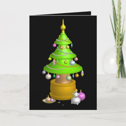 Vrolijk kerstfeest! feestdagen kaart (Voorkant)