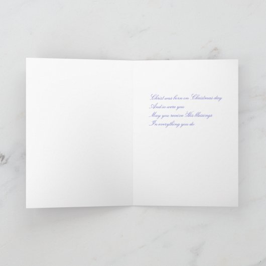 Vrolijk kerstfeest feestdagen kaart (Binnen)