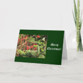 Vrolijk kerstfeest feestdagen kaart (Voorkant)