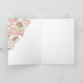 Vrolijk kerstfeest feestdagen kaart (Binnen)