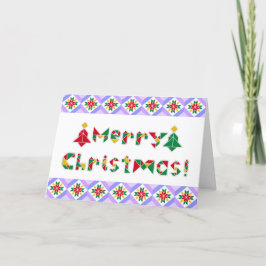Vrolijk kerstfeest! feestdagen kaart