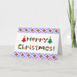 Vrolijk kerstfeest! feestdagen kaart