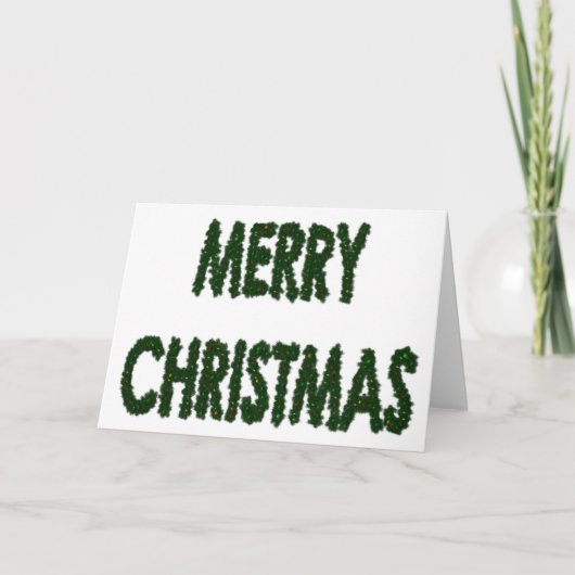 Vrolijk kerstfeest feestdagen kaart (Voorkant)