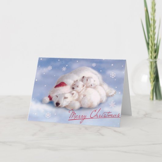Vrolijk kerstfeest feestdagen kaart (Voorkant)