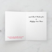 Vrolijk kerstfeest feestdagen kaart (Binnen)