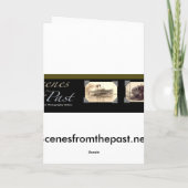 Vrolijk kerstfeest feestdagen kaart (Achterkant)