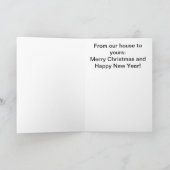 Vrolijk kerstfeest feestdagen kaart (Binnen)