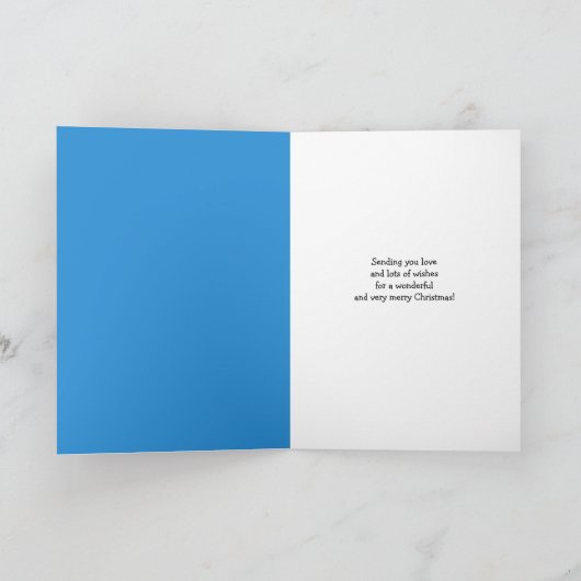 Vrolijk kerstfeest feestdagen kaart (Binnen)