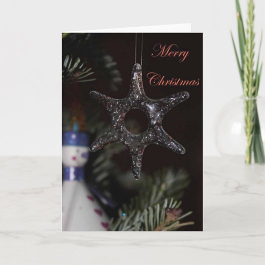 Vrolijk kerstfeest feestdagen kaart (Voorkant)