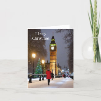 Vrolijk kerstfeest feestdagen kaart