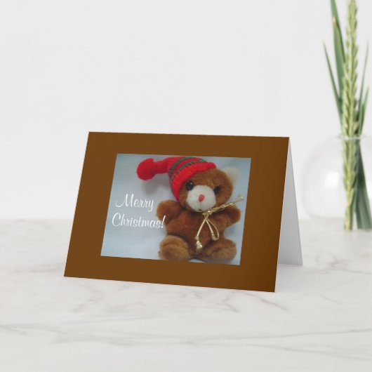 Vrolijk kerstfeest feestdagen kaart (Voorkant)