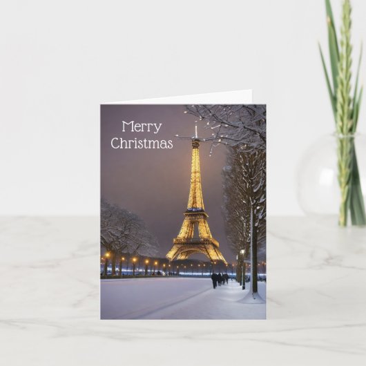 Vrolijk kerstfeest feestdagen kaart (Voorkant)