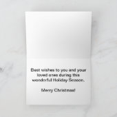 Vrolijk kerstfeest  feestdagen kaart (Binnen)