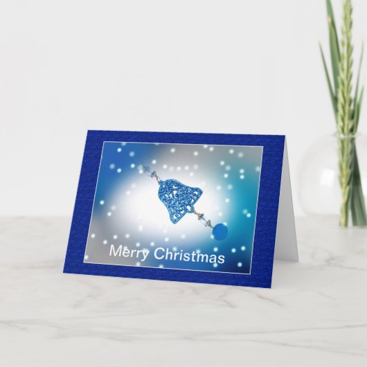 Vrolijk kerstfeest  feestdagen kaart (Voorkant)