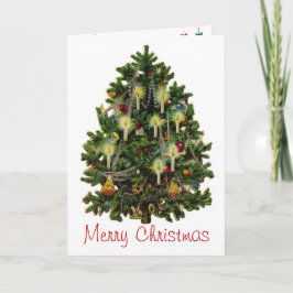 Vrolijk kerstfeest feestdagen kaart