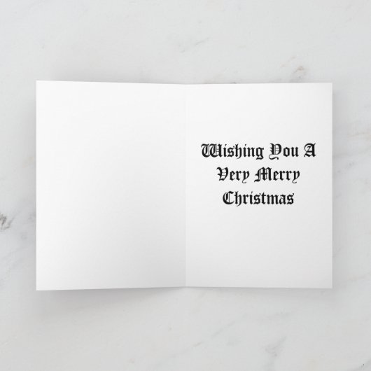 Vrolijk kerstfeest feestdagen kaart (Binnen)