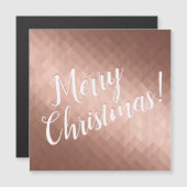 Vrolijk kerstfeest feestdagen roos gouden seizoens (Voorkant / Achterkant)