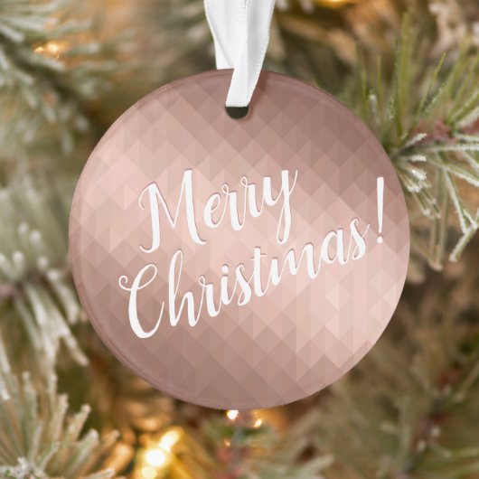 Vrolijk kerstfeest feestdagen roos gouden smakelij ornament (Boom)