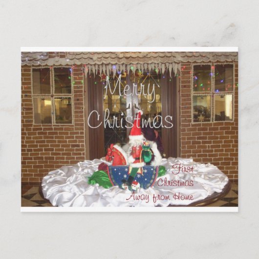 Vrolijk kerstfeest feestdagen van huis Geïnspireer (Voorkant)