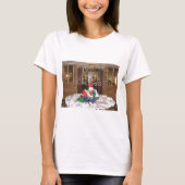 Vrolijk kerstfeest feestdagen ver van huis Geïnspi T-shirt (Voorkant)