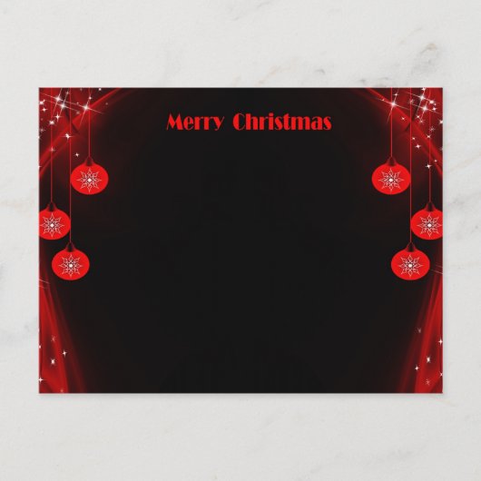 Vrolijk kerstfeest feestdagenkaart (Voorkant)
