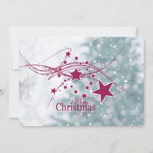 Vrolijk kerstfeest feestdagenkaart (Voorkant)