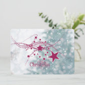 Vrolijk kerstfeest feestdagenkaart (Staand voorkant)