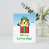 Vrolijk kerstfeest! feestdagenkaart (Staand voorkant)