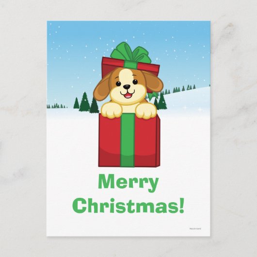 Vrolijk kerstfeest! feestdagenkaart (Voorkant)