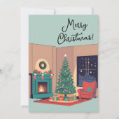 Vrolijk kerstfeest feestdagenkaart (Voorkant)