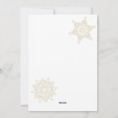 Vrolijk kerstfeest feestdagenkaart (Achterkant)