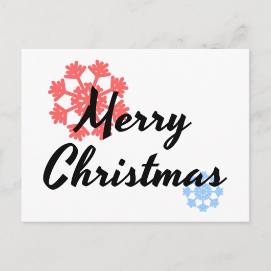 Vrolijk kerstfeest feestdagenkaart (Voorkant)