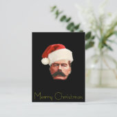 Vrolijk kerstfeest feestdagenkaart (Staand voorkant)